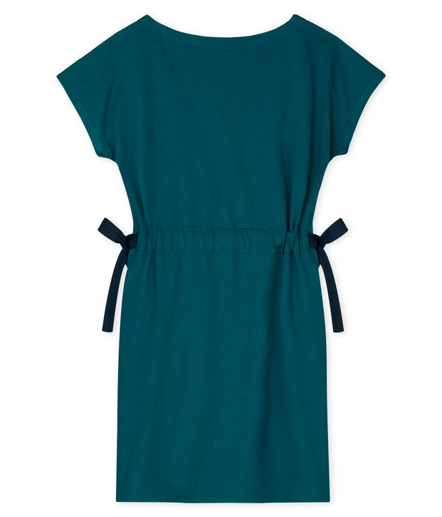 Kurz&auml;rmeliges kleid damen gr&uuml;n