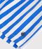 Kinder-Badeshorts mit Streifen blau/weiss