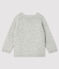Baby-Pullover mit Muster für Jungen grau BELUGA CHINE