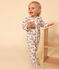 Strampler aus Nicki mit Treckermotiv weiss MARSHMALLOW/weiss MULTICO