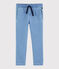 Kinderhose aus Denim-Molton für Jungen blau DENIM CLAIR