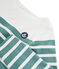 Kinder-Matrosenshirt aus Jersey weiss/gr&uuml;n