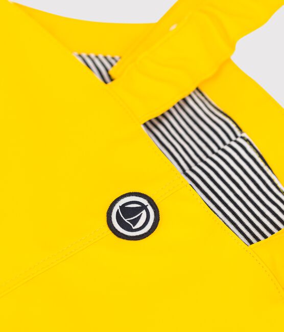 Regenhose mit Hosenträgern gelb JAUNE