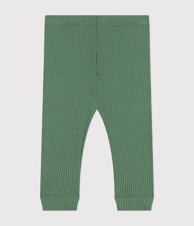 Baby-Leggings aus Baumwolle gr&uuml;n