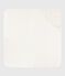 Viereckiges Baby-Badetuch aus Baumwolle weiss MARSHMALLOW/weiss MULTICO