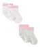 Unisex-Baby-Socken im 2er-Set weiss LOT