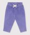 Baby-Hose aus einfarbigem Fein-Cord violett