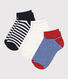 3 PAAR GESTREIFTE BAUMWOLLSOCKEN FÜR KINDER