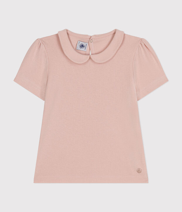 Kinder Kurz&auml;rmliges T-Shirt f&uuml;r M&auml;dchen rosa