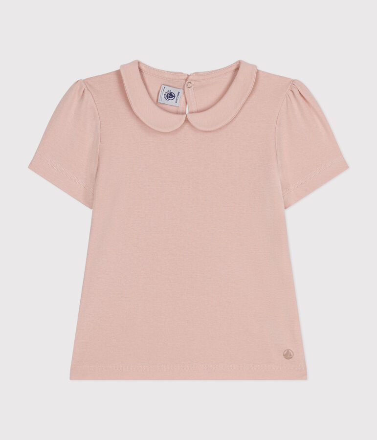 Kinder Kurz&auml;rmliges T-Shirt f&uuml;r M&auml;dchen rosa SALINE