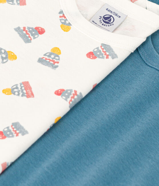 2er-Set langärmelige T-Shirts aus Baumwolle für Jungen variante 1