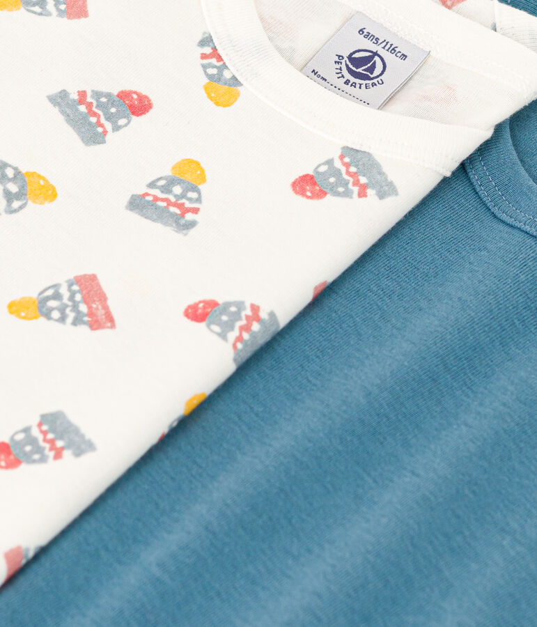 2er-Set lang&auml;rmelige T-Shirts aus Baumwolle f&uuml;r Jungen vielfarbig