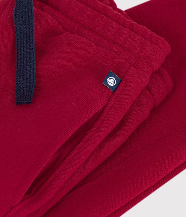 Kinder-Jogginghose aus Baumwolle rot