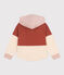Kinder-Sweatshirt mit Kapuze aus Molton für Mädchen braun FAMEUX/ MULTICO