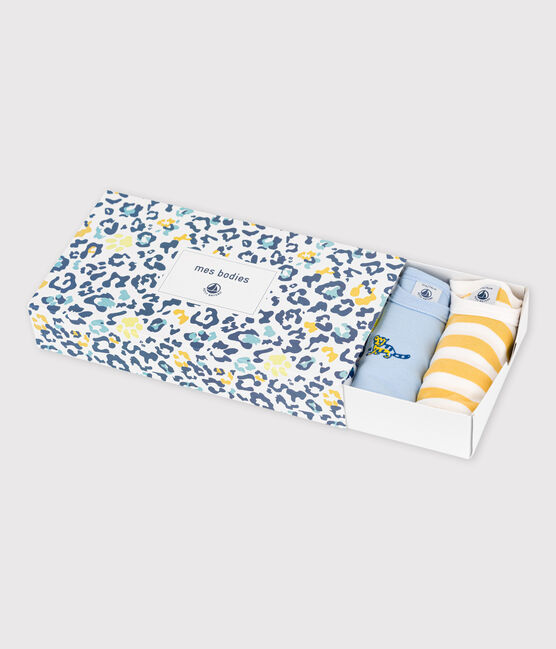 5er-Set langärmelige Baby-Bodys aus Baumwolle mit Panther-Motiv variante 1