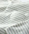 Langer gestreifter-Baby-Overall aus Bio-Doppeljersey weiss MARSHMALLOW/ HERBIER
