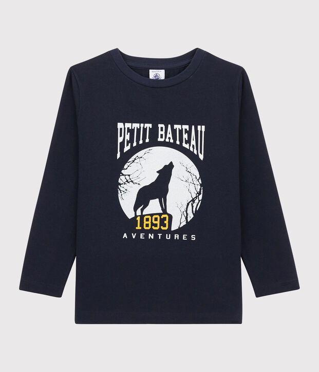 Kinder-T-Shirt mit Siebdruck f&uuml;r Jungen SMOKING