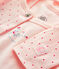 2-teiliges Baby-Ensemble aus Rippstrick rosa FLEUR/rosa GEISHA