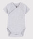 Kurzärmeliger Baby-Body in Wickelform Mädchen/Jungen