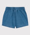 Baby-Shorts aus leichtem Denim blau DENIM CLAIR