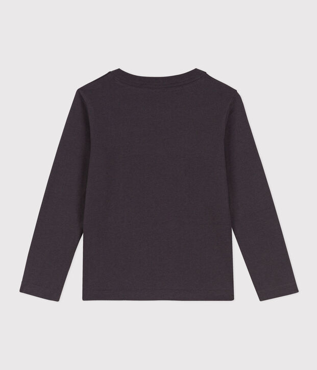 Lang&auml;rmeliges Kinder-T-Shirt aus Baumwolle f&uuml;r Jungen grau