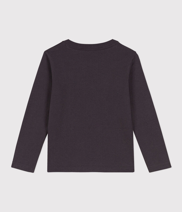 Lang&auml;rmeliges Kinder-T-Shirt aus Baumwolle f&uuml;r Jungen grau