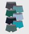 Set Kinder-Boxershorts aus einfarbiger Baumwolle vielfarbig