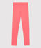 Kinder-Leggings aus Jersey-Elasthan für Mädchen orange PEACHY