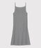 Spaghetti-Top aus Baumwolle für Damen blau SMOKING/weiss MARSHMALLOW