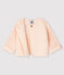 Baby-Cardigan aus Bio-Baumwollstrick rosa FLEUR