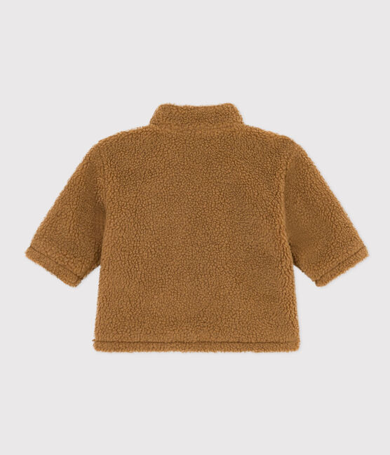 Baby-Jacke aus Sherpa braun BRINDILLE