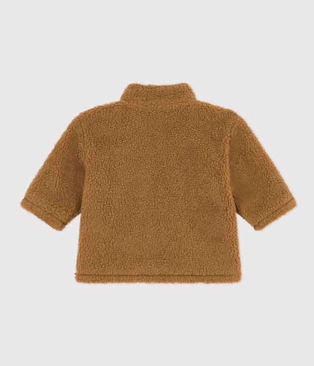 Baby-Jacke aus Sherpa braun