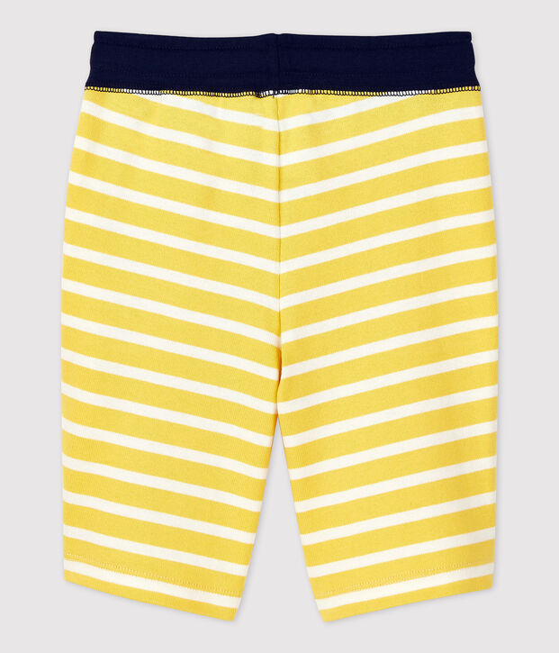 Bermudas aus Baumwolle f&uuml;r Jungen gelb/weiss