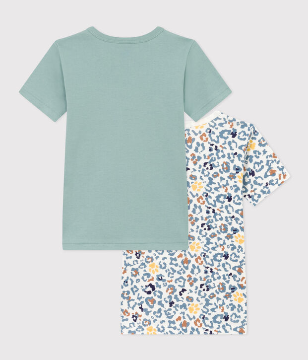 2er-Set kurz&auml;rmelige T-Shirts aus Baumwolle f&uuml;r Jungen vielfarbig