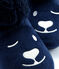 Hausschuhe aus Fleece mit Bären-Motiv für Mädchen/Jungen blau MEDIEVAL