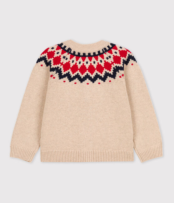 Kinder-Cardigan aus Wolle und Baumwolle für Mädchen TRENCH/ MULTICO