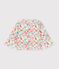Baby-Cardigan aus Baumwolle mit Blumenmuster weiss/vielfarbig