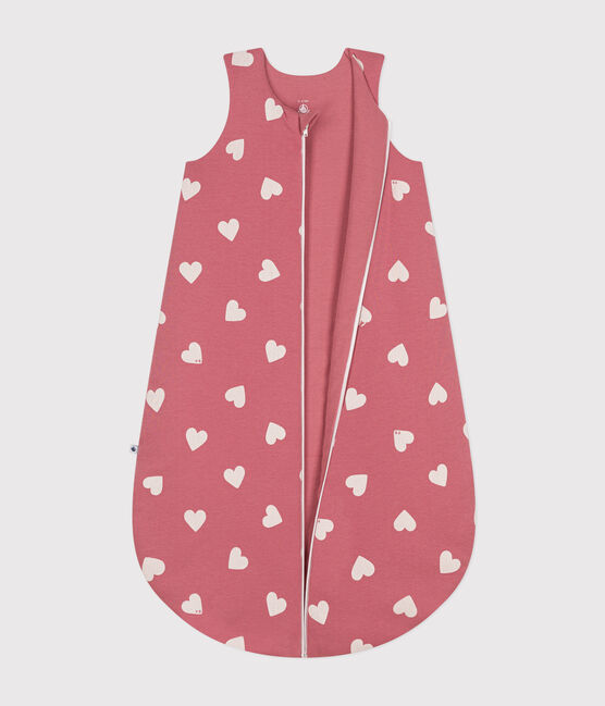 Baby-Schlafsack aus Baumwolle TOG-Wert-Wert 2,5 rosa ROSEWOOD/ AVALANCHE