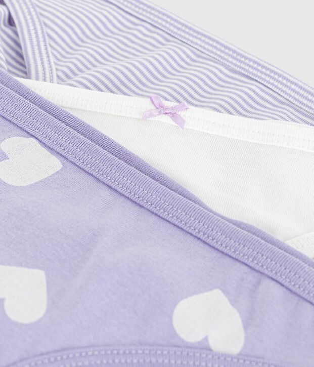 Set Damen-Slips aus Baumwolle vielfarbig