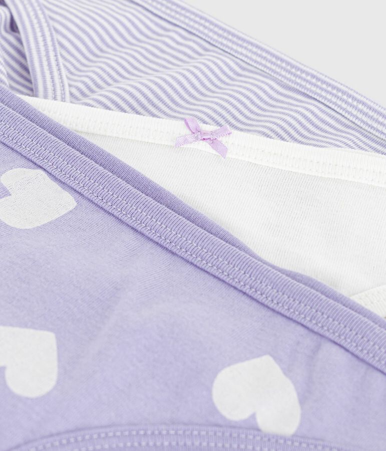 Set Damen-Slips aus Baumwolle vielfarbig