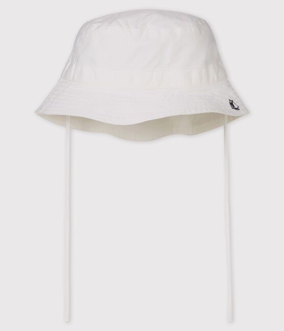 Baby-Hut aus Twill weiss MARSHMALLOW