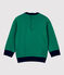 Baby-Sweatshirt aus Molton. grün PIVERT
