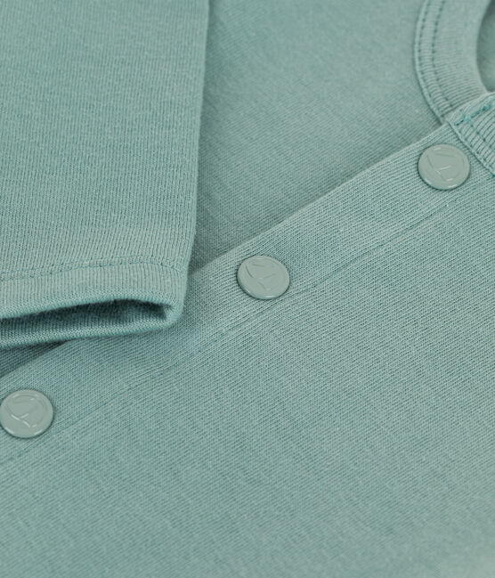 Baby-Cardigan aus dichtem Jersey grün PAUL