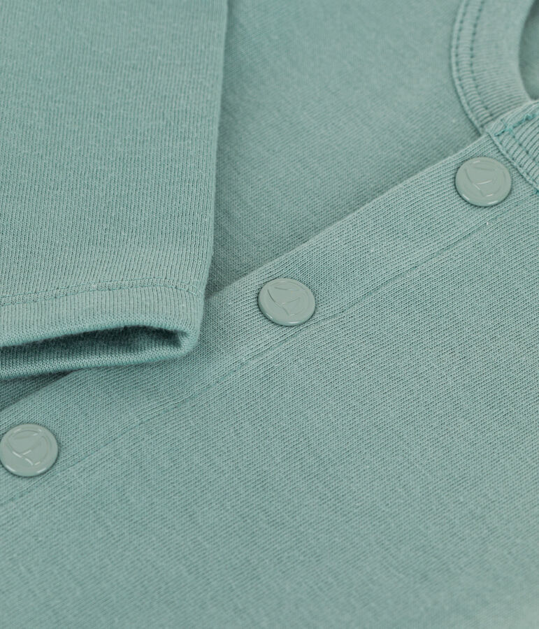 Baby-Cardigan aus dichtem Jersey gr&uuml;n