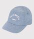 Babykappe Petit Bateau Family aus Denim
