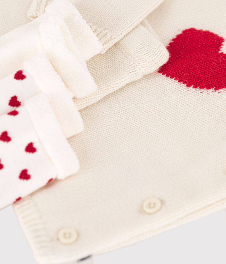 Geschenkset zur Geburt aus Strick variante 1