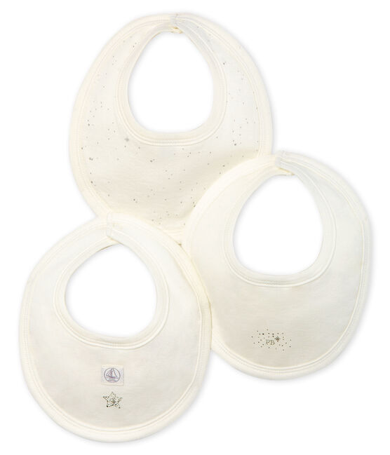 3er-Set Baby-Lätzchen aus Rippstrick variante 1