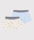 Set Kinder-Boxershorts aus Baumwolle mit Pingouin-Motiv