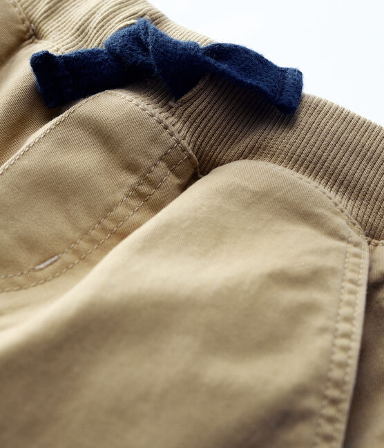Kinder-Hose aus Gabardine in Regular Fit-Passform für Jungen beige JERRYCAN