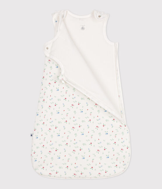 Babyschlafsack aus Baumwolle mit Frucht-Motiv TOG-Wert 2  weiss MARSHMALLOW/weiss MULTICO